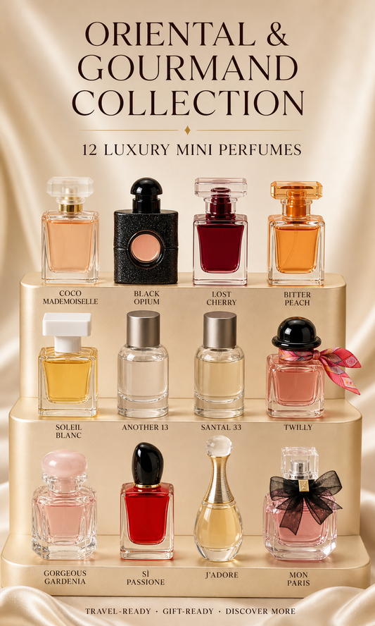 Oriental & Gourmand Collection | 12 Designer Mini Perfumes