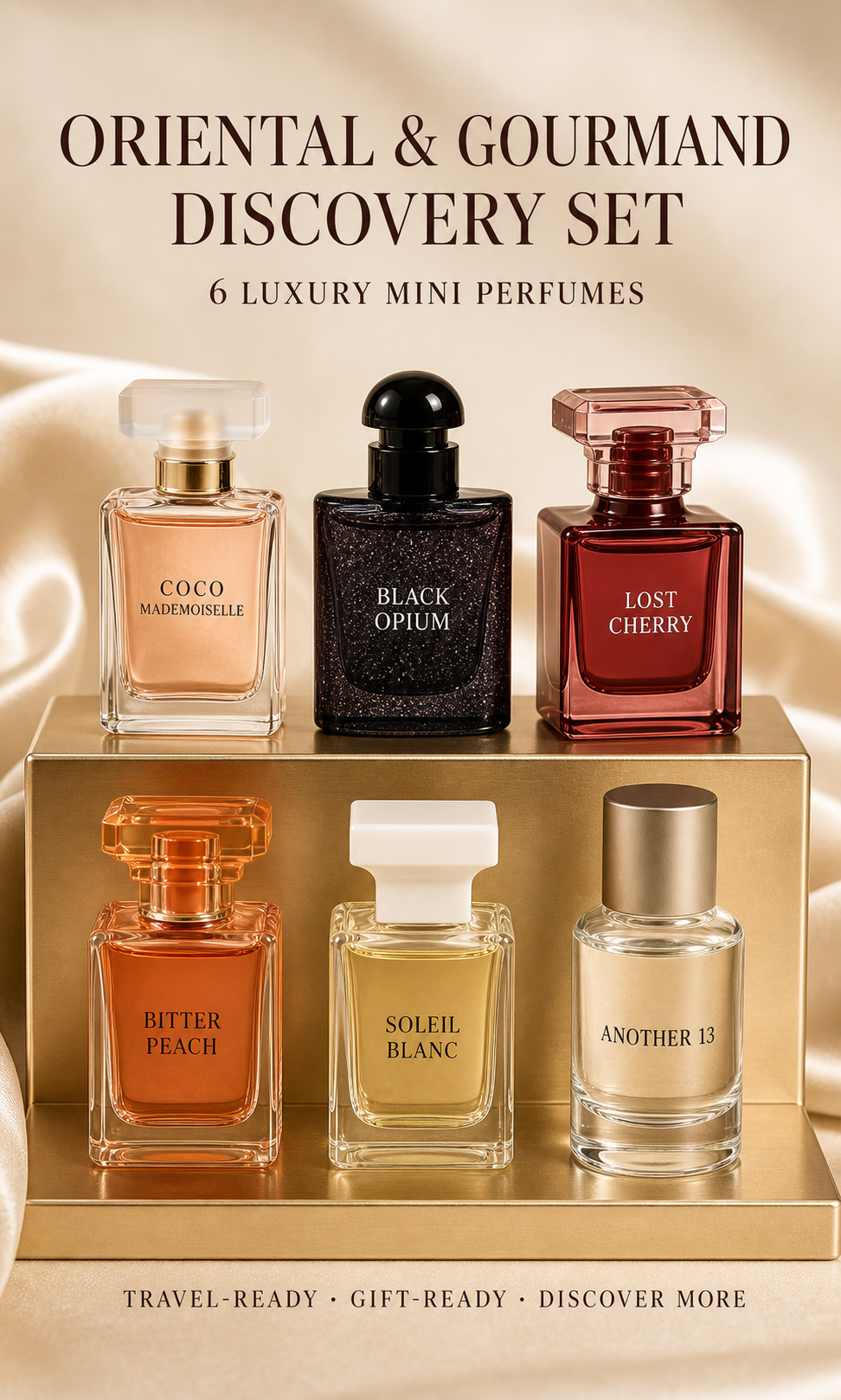 Oriental & Gourmand Discovery Set | 6 Luxury Mini Perfumes