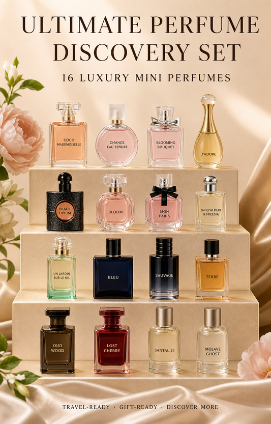 Ultimate Perfume Discovery Set | 16 Designer Mini Perfumes