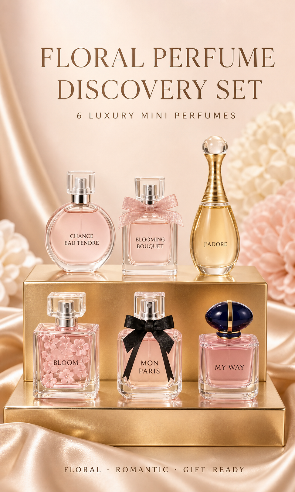 Floral Perfume Discovery Set | 6 Luxury Mini Perfumes